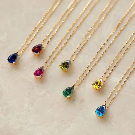 Personalized Birthstone Necklace