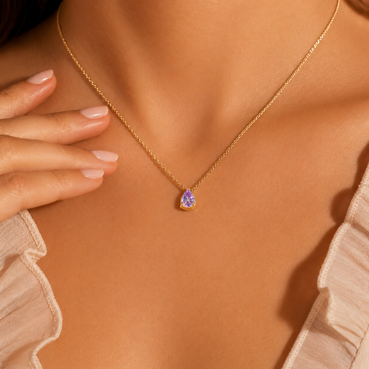 Personalized Birthstone Necklace