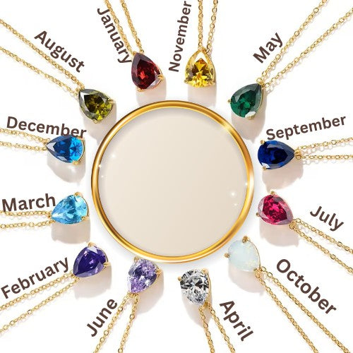 Personalized Birthstone Necklace
