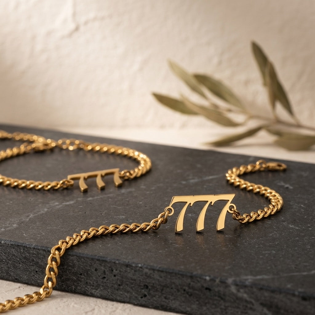Custom Angel Number Bracelet