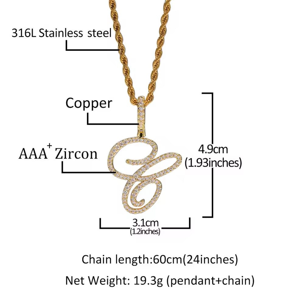 Personalized Initial Pendant