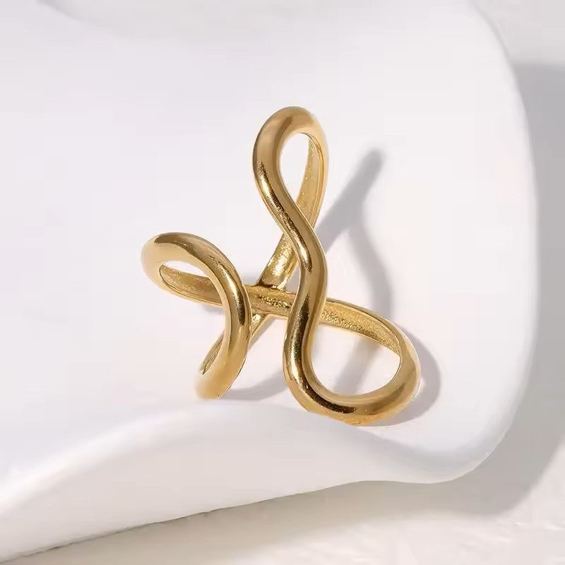 Modern Wave Ring