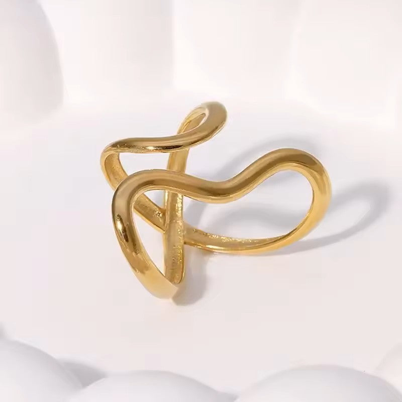 Modern Wave Ring