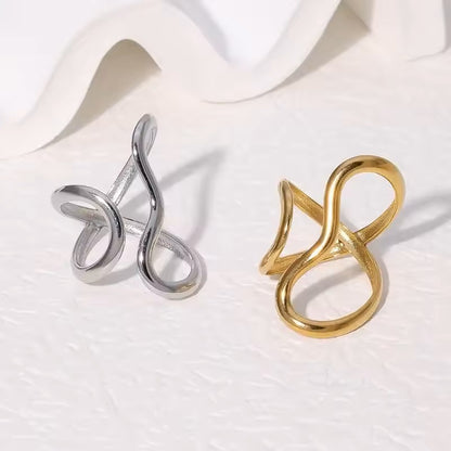 Modern Wave Ring